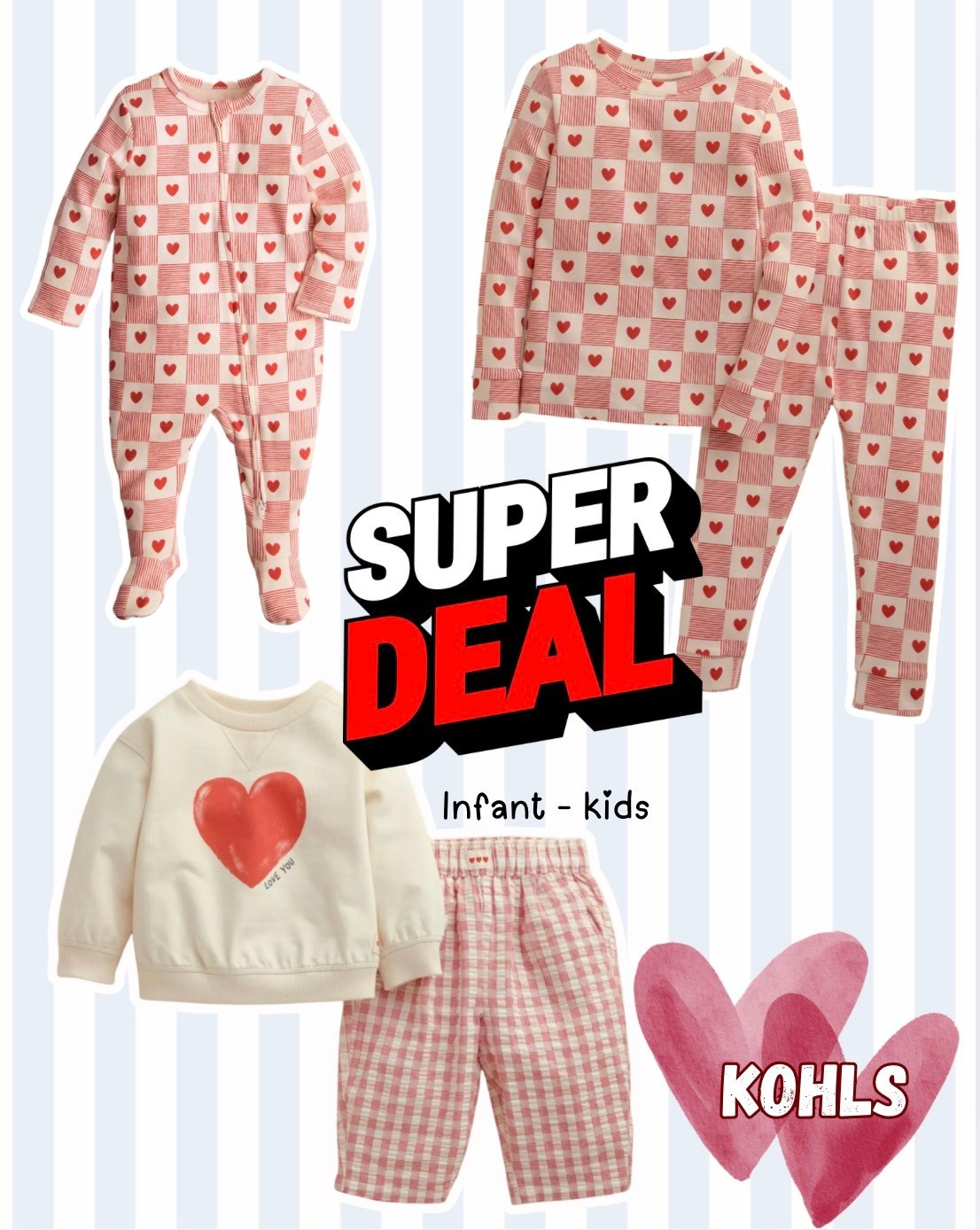 Valentine’s Day kids pajamas from Kohls. 

#LTKBaby #LTKValentine #LTKKids