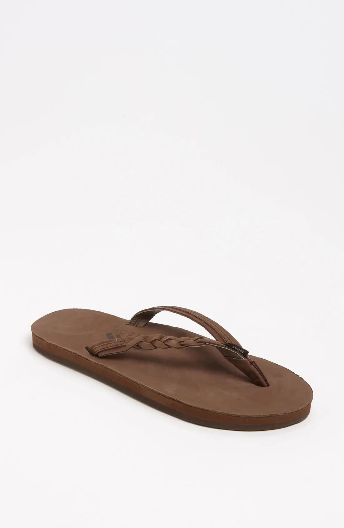 Rainbow 'Flirty' Braided Leather Flip Flop (Women) | Nordstrom | Nordstrom