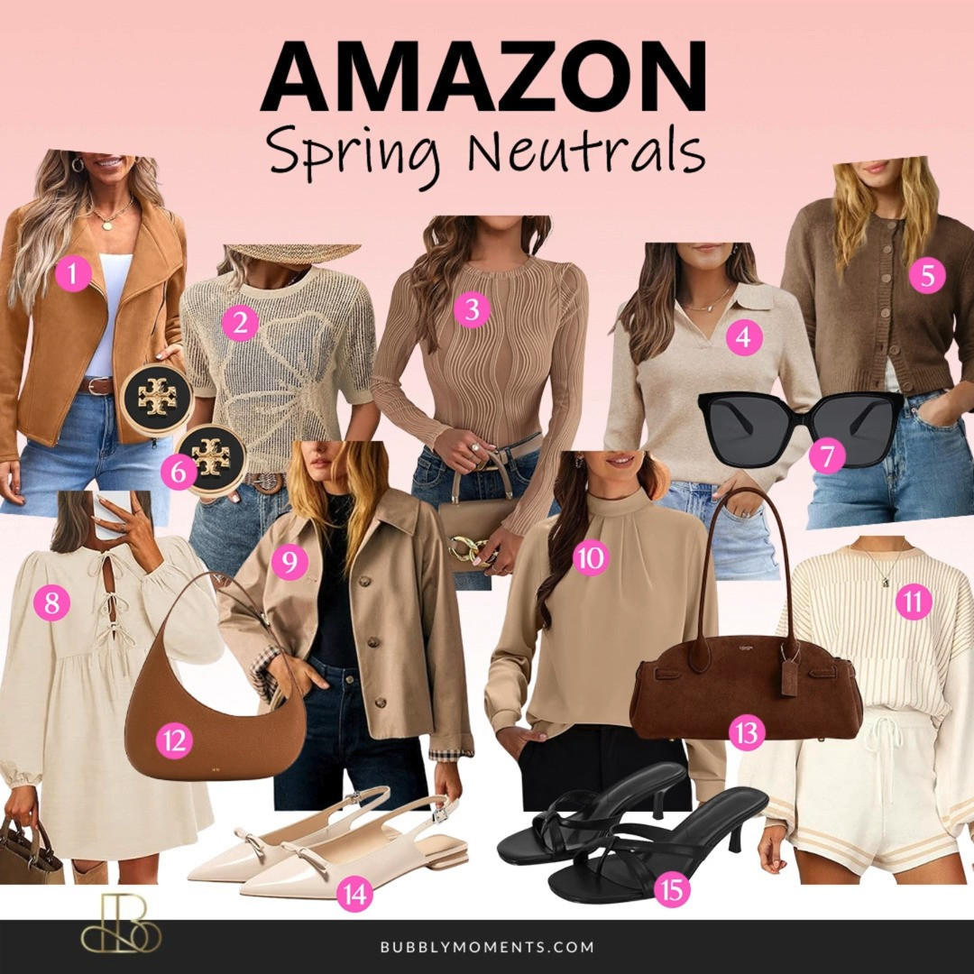 If you love soft, timeless tones, these Women’s Spring Neutral Outfits are perfect for you. Neutrals are easy to style, easy to layer, and always look polished without trying too hard. Think beige, cream, white, tan, and soft browns paired with relaxed denim, lightweight sweaters, flowy dresses, and simple tops you can mix and match all season. These outfits are perfect for brunch, errands, travel, work, or everyday wear.
All pieces are from Amazon and I’ve linked everything in one convenient place on the LTK so you can quickly browse, save your favorites, and shop with ease. Neutral outfits make getting dressed simple while still looking chic and put together. Follow along for more easy outfit ideas and seasonal finds.
#LTKFinds #LTKStyle #LTKootd #springoutfits #neutralstyle #neutraloutfits #womensfashion #springstyle #amazonfashion #amazonfinds #capsulewardrobe #minimalstyle #everydaystyle #outfitideas #springwardrobe #styleinspo #fashioninspo #momstyle #classicstyle 

 