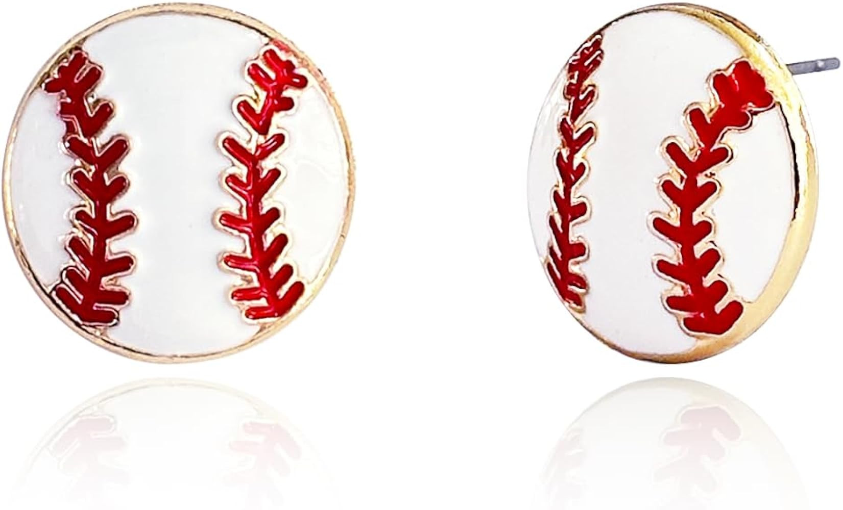 Baseball Earrings for Women Sparky Baseball Softball Stud Earrings Sport Player Fans Jewelry Gift... | Amazon (US)