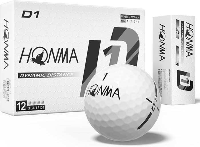 Honma D1 Distance Golf Balls,Extra Soft Feel with Long Distance,High Speed Core with Low Spin Des... | Amazon (US)