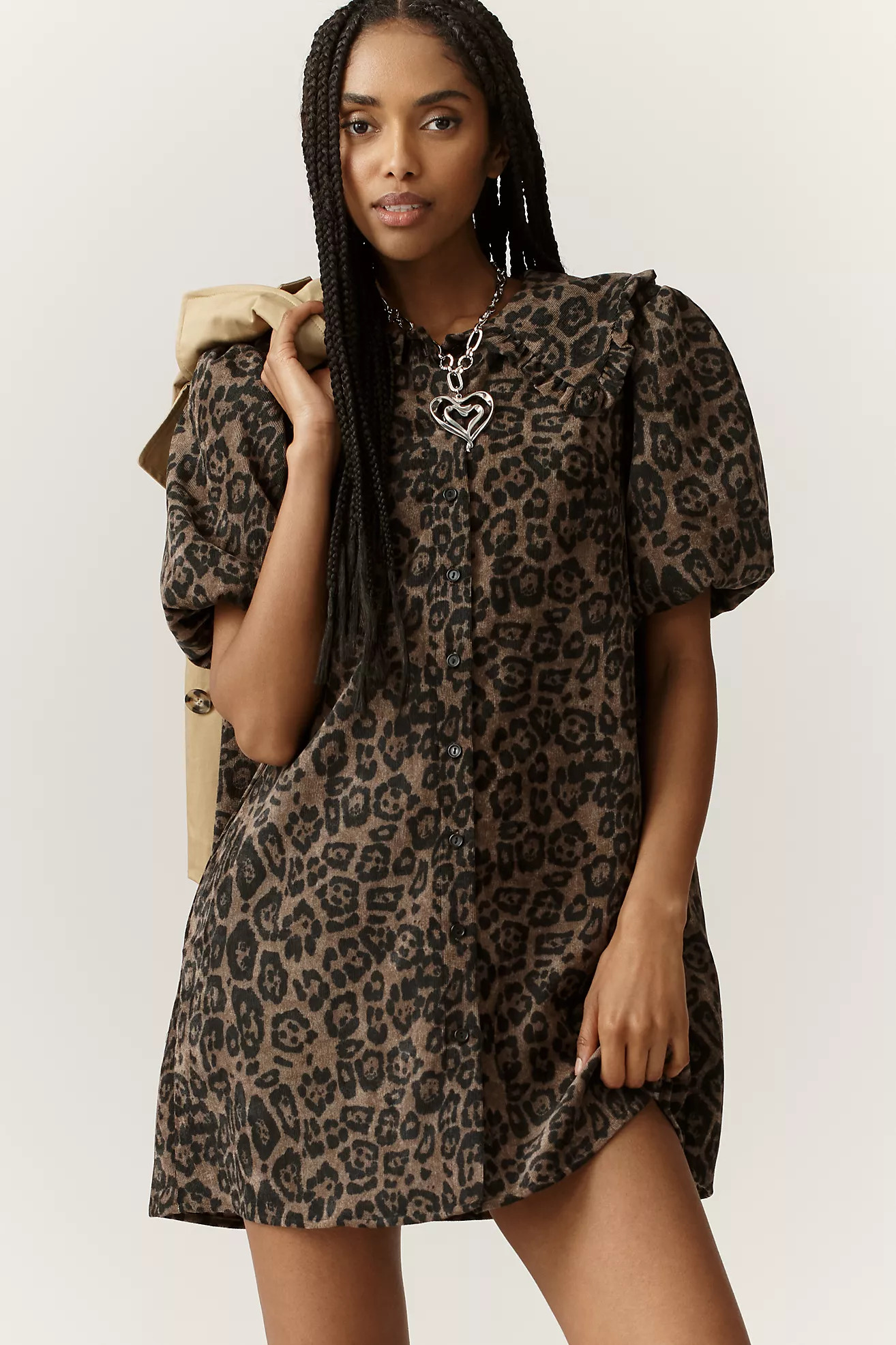 Glamorous Printed Buttondown Dress | Anthropologie (US)