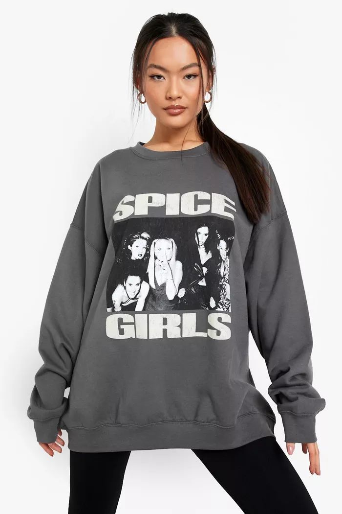Spice Girls License Oversized Sweater | Boohoo.com (UK & IE)