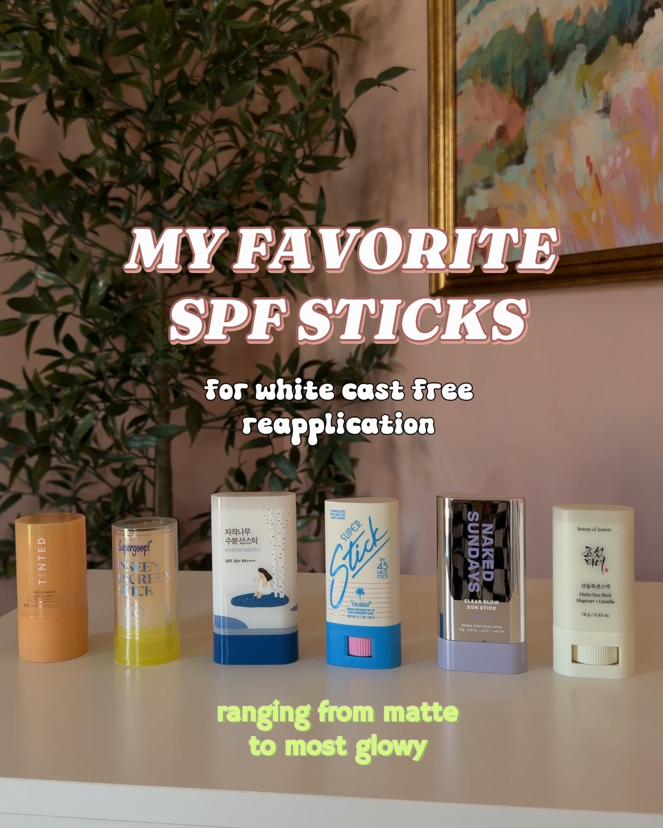 my favorite sunscreen sticks for white cast free reapplication 🤭🩷 

#LTKSeasonal #LTKBeauty