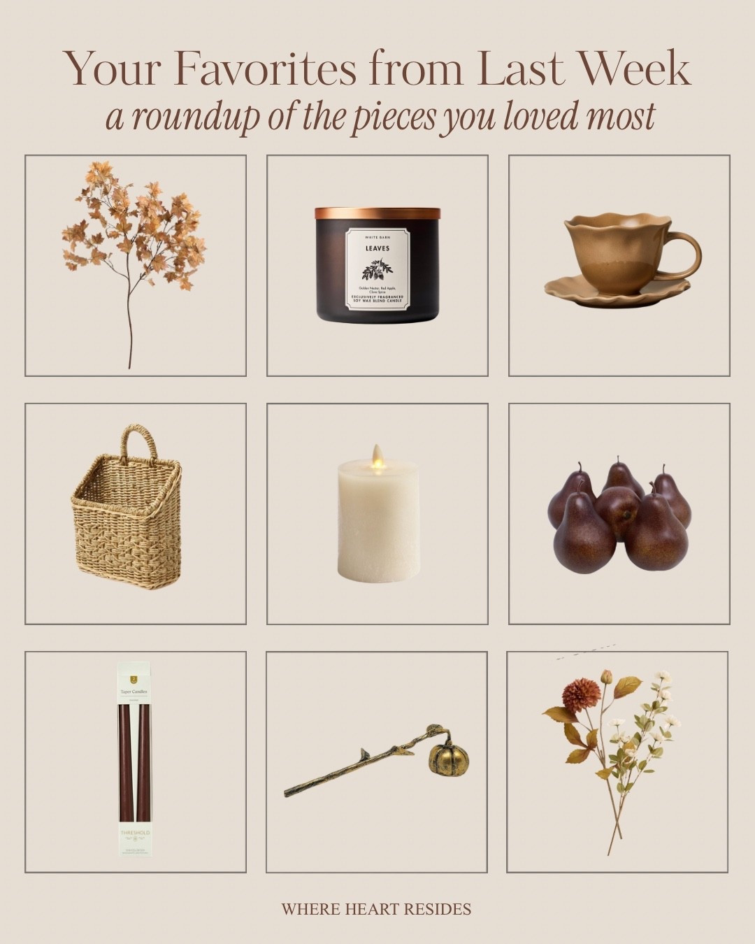 Your most loved pieces from last week 🤎

#LTKHome #LTKSeasonal