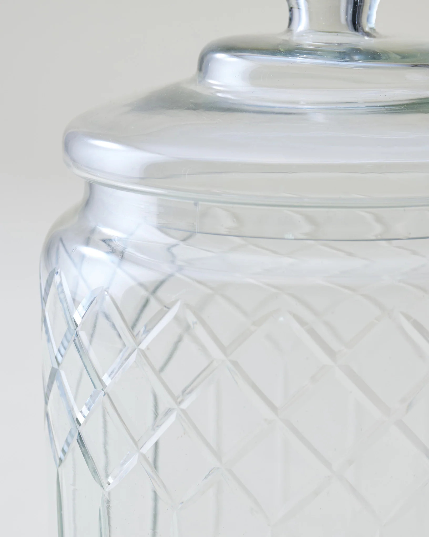 Vintage-Inspired Cut Glass Cookie Jar | Magnolia