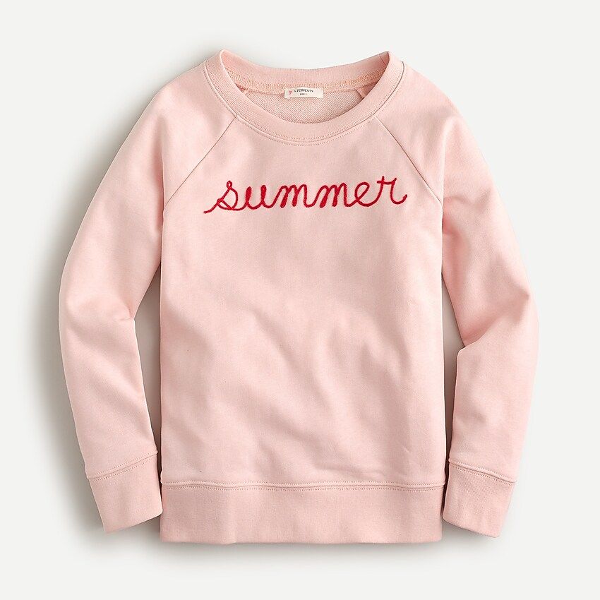 Girls' graphic sweatshirt | J.Crew US
