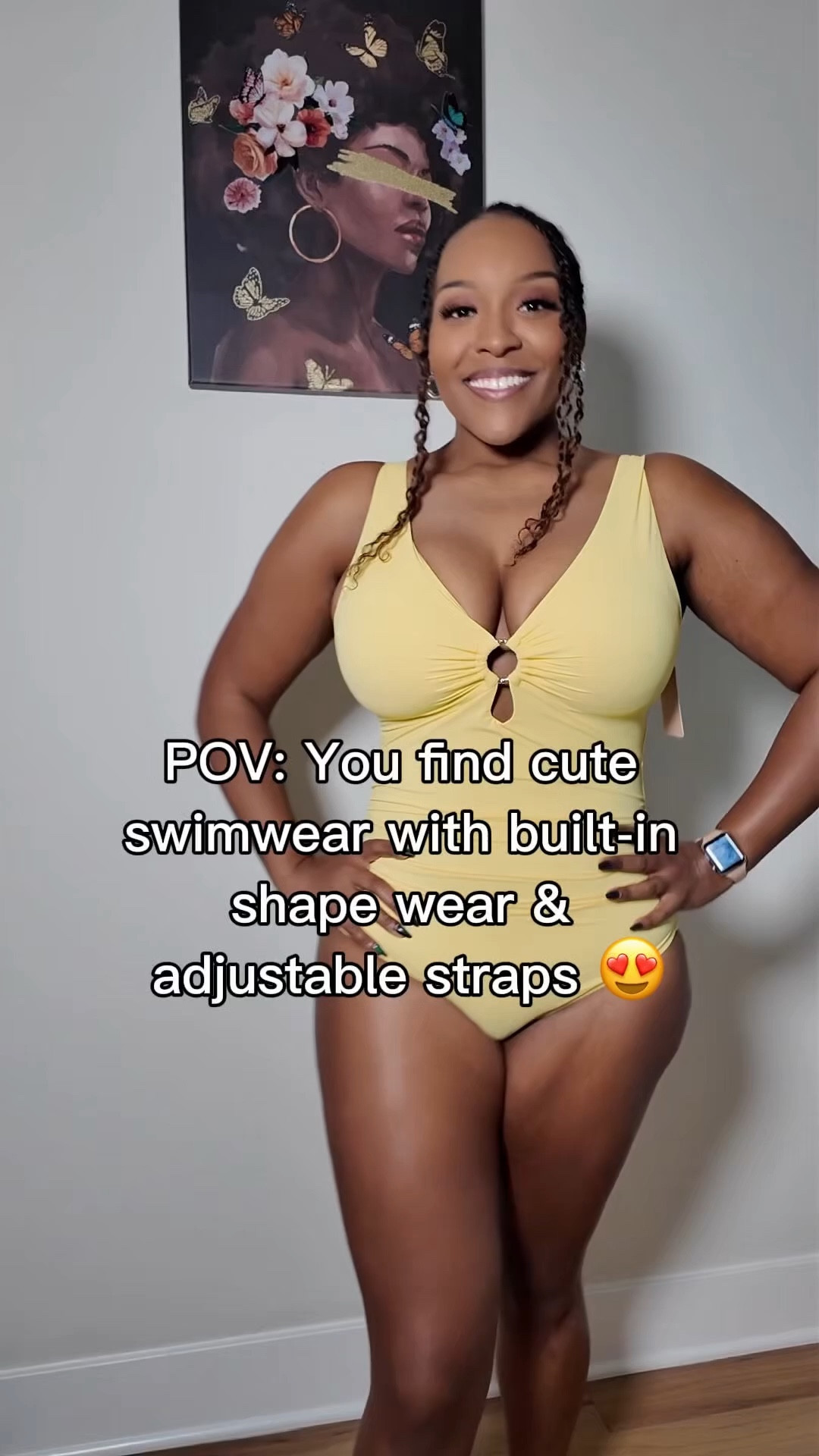 Swimwear that keeps me snatched 🥰🤞🏾 #swimwear #shapewear #curvy #beachvibes 

#LTKSeasonal #LTKSwim