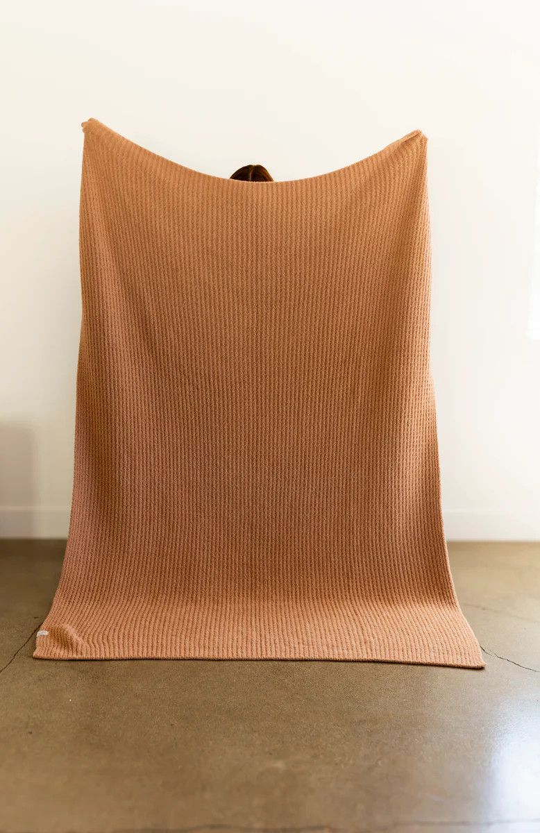 Camel Waffle Blanket | Shop Staykation