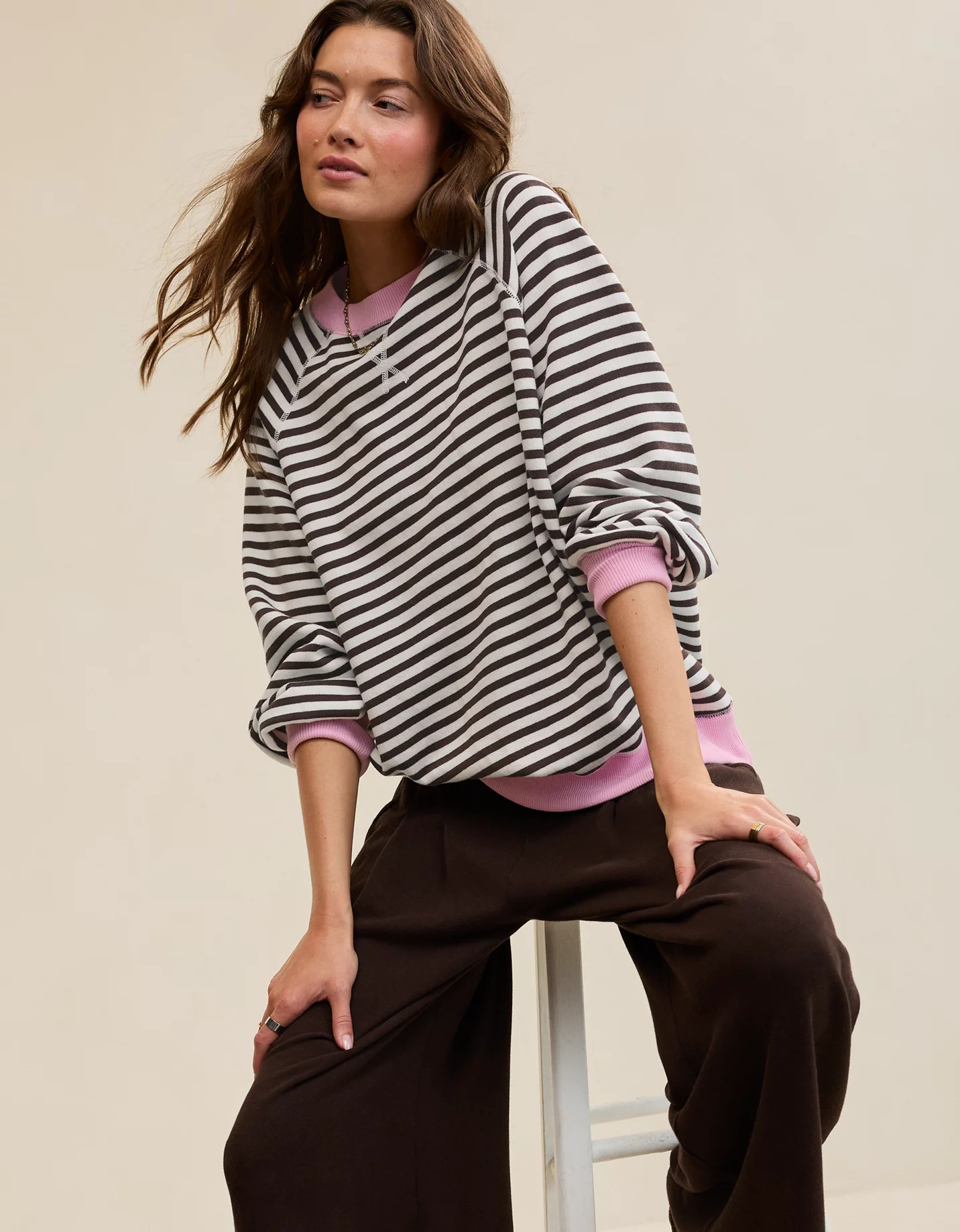 New + Matching Set Aerie Go-To Boyfriend Sweatshirt | American Eagle Outfitters (US & CA)