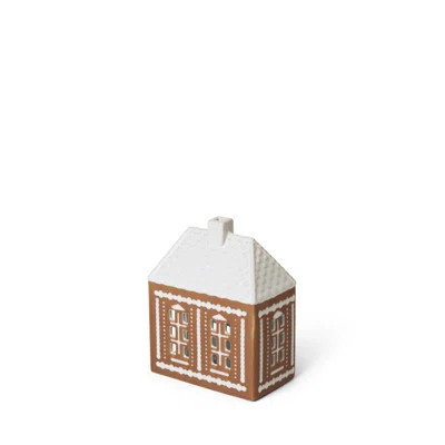 Gingerbread 6.1" Stoneware Tabletop Lantern | Wayfair North America