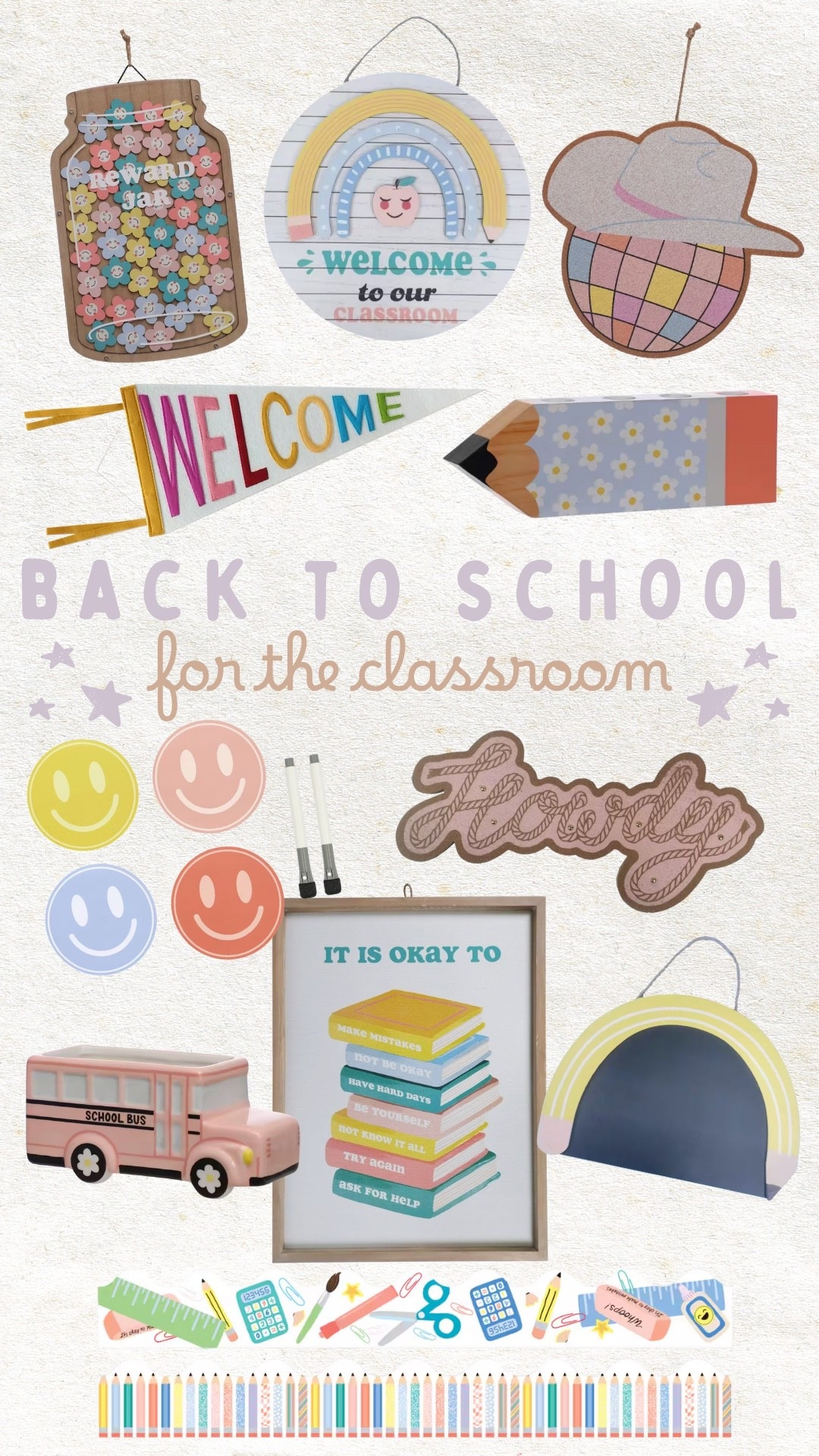 Classroom decor ✏️📚🚌 

#LTKKids #LTKHome #LTKFamily