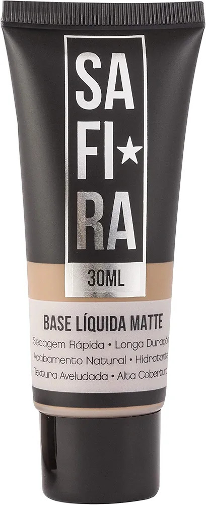 BASE LÍQUIDA MATTE SAFIRA LINHA BASIC N 06 ESCURA BS68143 | Amazon (BR)
