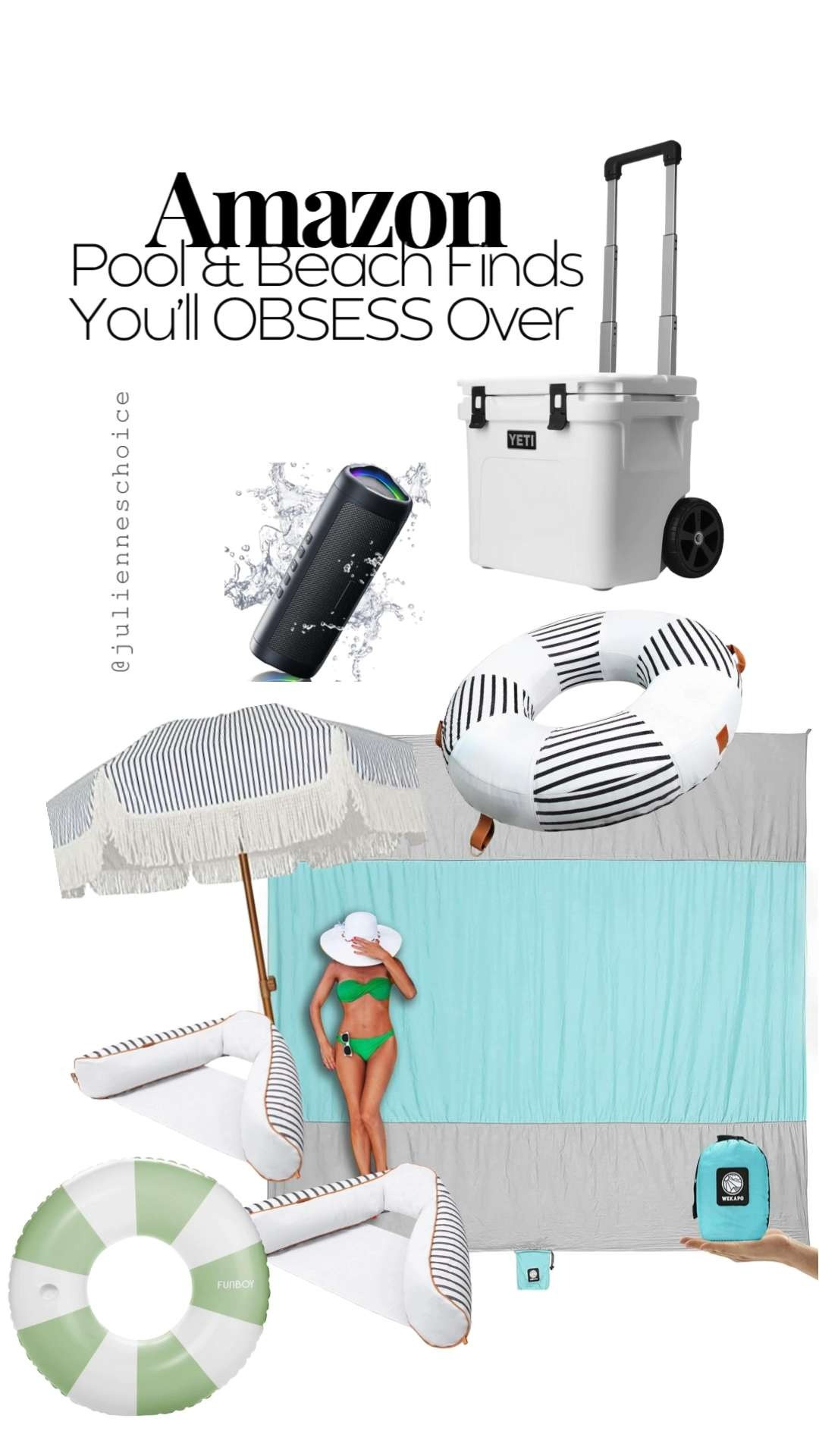 Beat the heat in style 🔥☀️
Shop my Amazon pool & beach must-haves — from pool floats to beach umbrellas & speakers! ✨julienneschoice


 #LTKFinds #AmazonMustHaves #PoolsideEssentials 

 #LTKSeasonal #LTKSwim