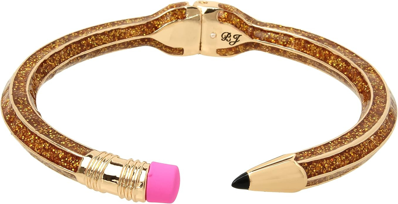 Betsey Johnson Pencil Hinged Bangle | Amazon (US)