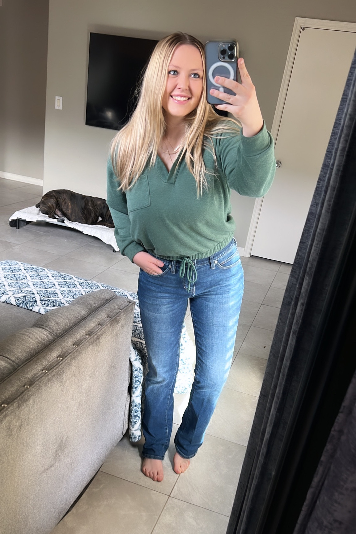 My favorite Jag Jeans again, I wear them all the time!! So comfortable and worth the $$!!

#LTKworkwear #LTKbeauty #LTKstyletip