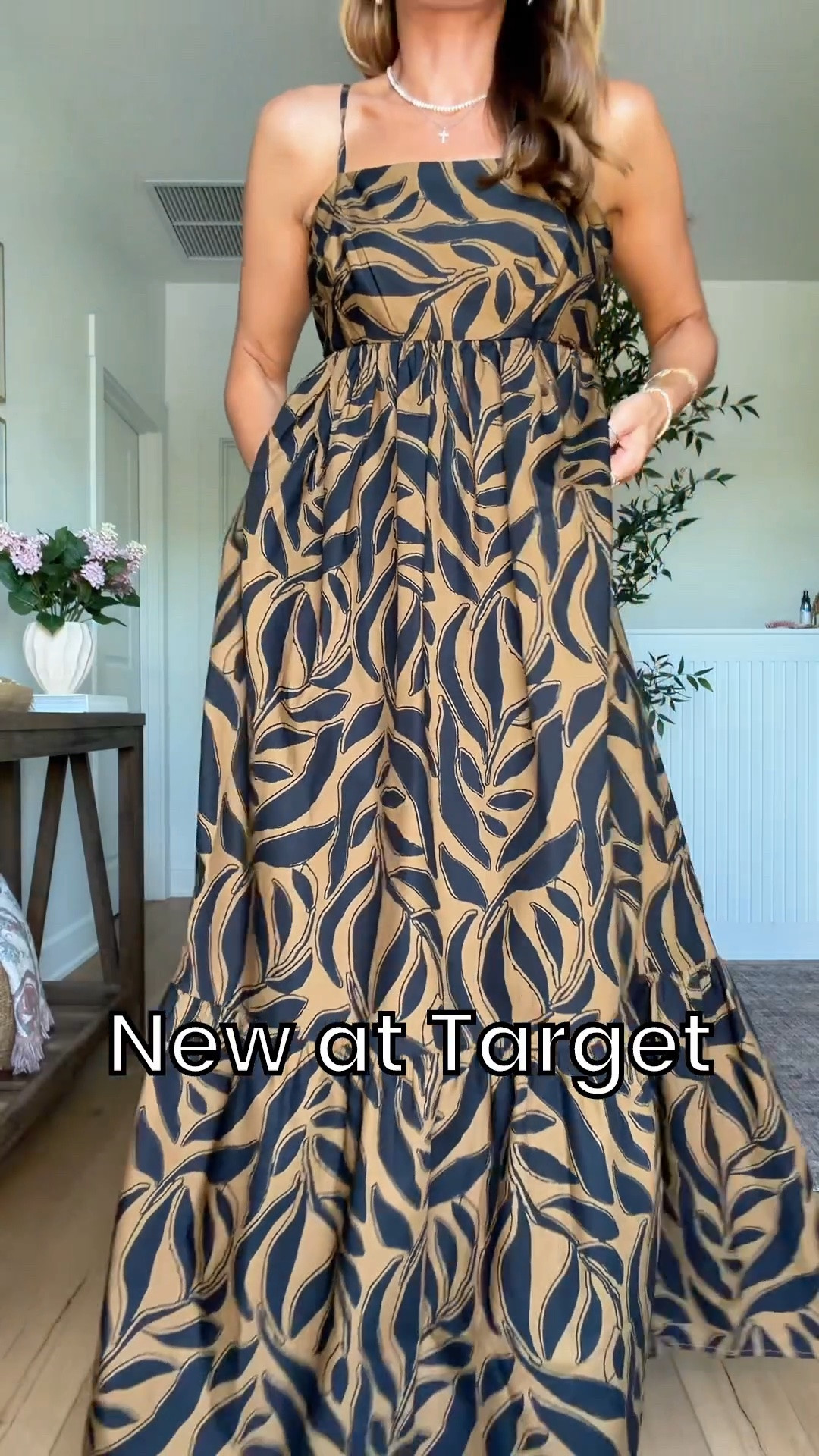 New Target arrivals for summer and early fall! Resort outfit. Resort dress. Vacation outfit. Vacation dress. Summer dress. Summer outfit. Wearing XS and has pockets and adjustable straps. I went up half a size in wedges.

#LTKootd #LTKTravel #LTKPetite
