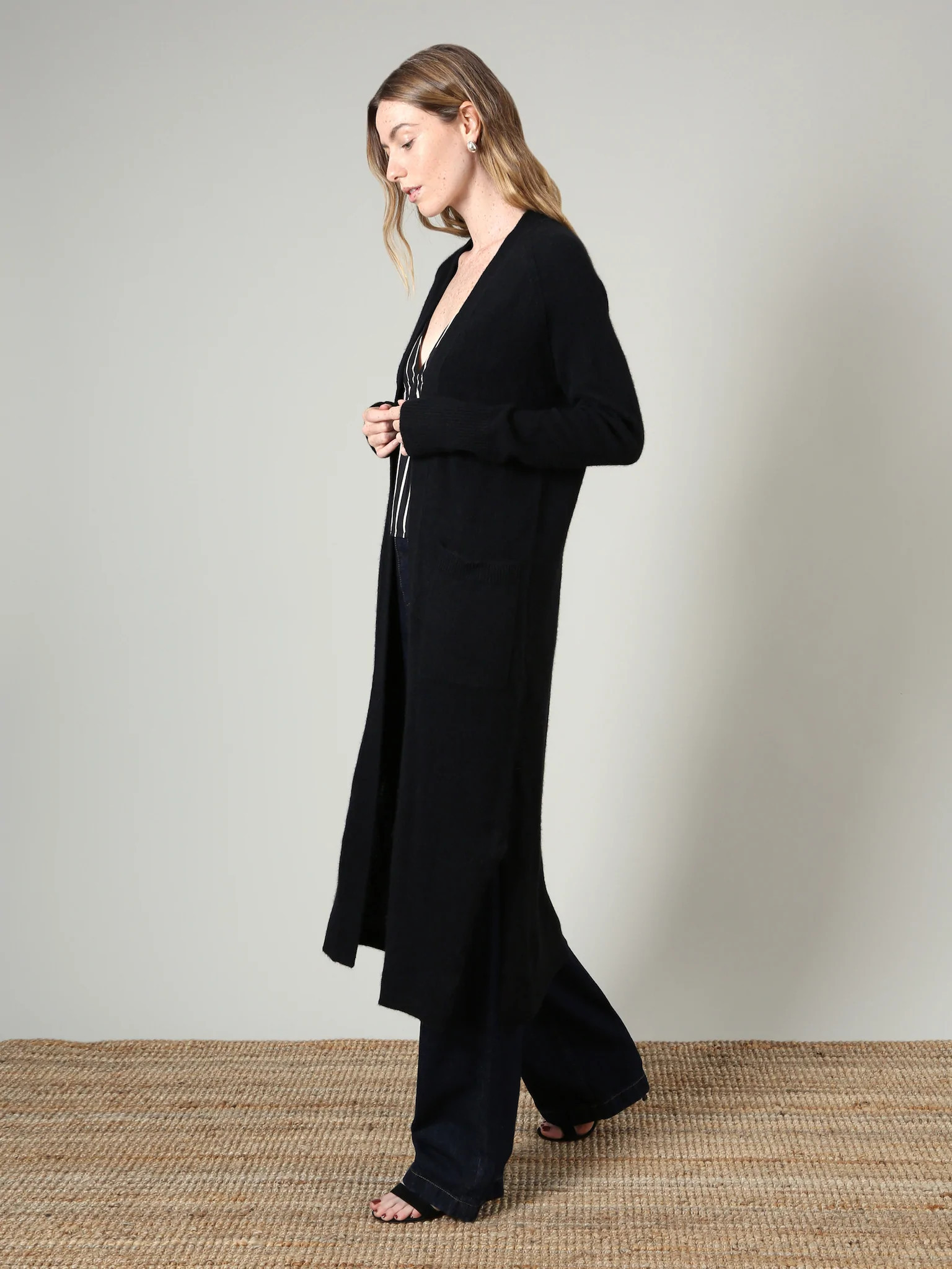 Celeste Long Cashmere Duster | Wyeth