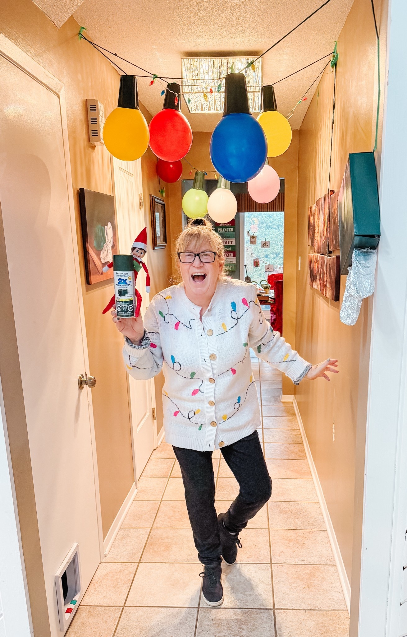 Time for Some Christmas lights and Christmas brights.  Styling my new Christmas sweater 

#LTKHoliday #LTKMidsize #LTKSeasonal