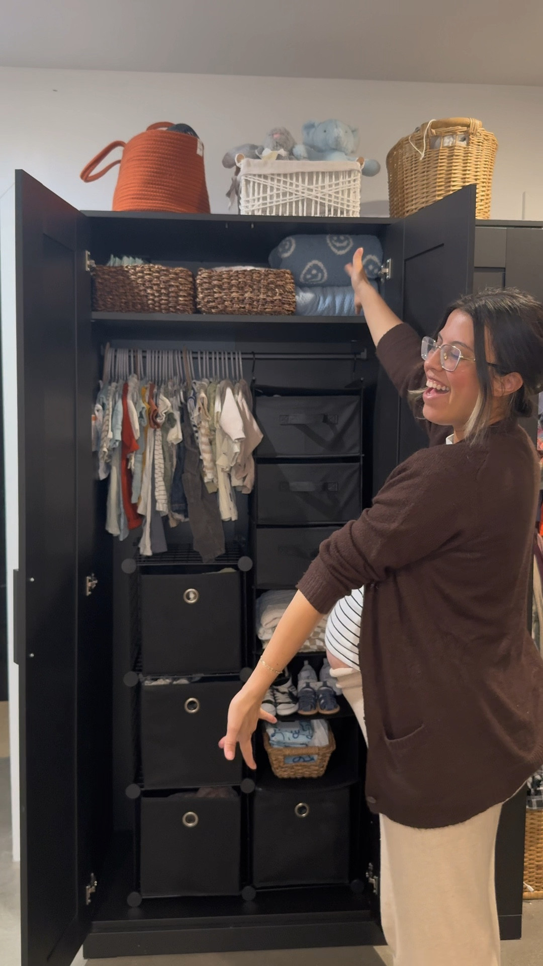 Nesting mode: ACTIVATED! Spent the sweetest afternoon organizing baby’s wardrobe and getting everything just right. Sharing all my Amazon faves that made it easier (and cuter!) to keep things tidy + ready for baby’s arrival. #NestingMode #AmazonFinds #BabyOnTheWay #OrganizedMama #NurseryPrep



#LTKBump #LTKBaby #LTKHome