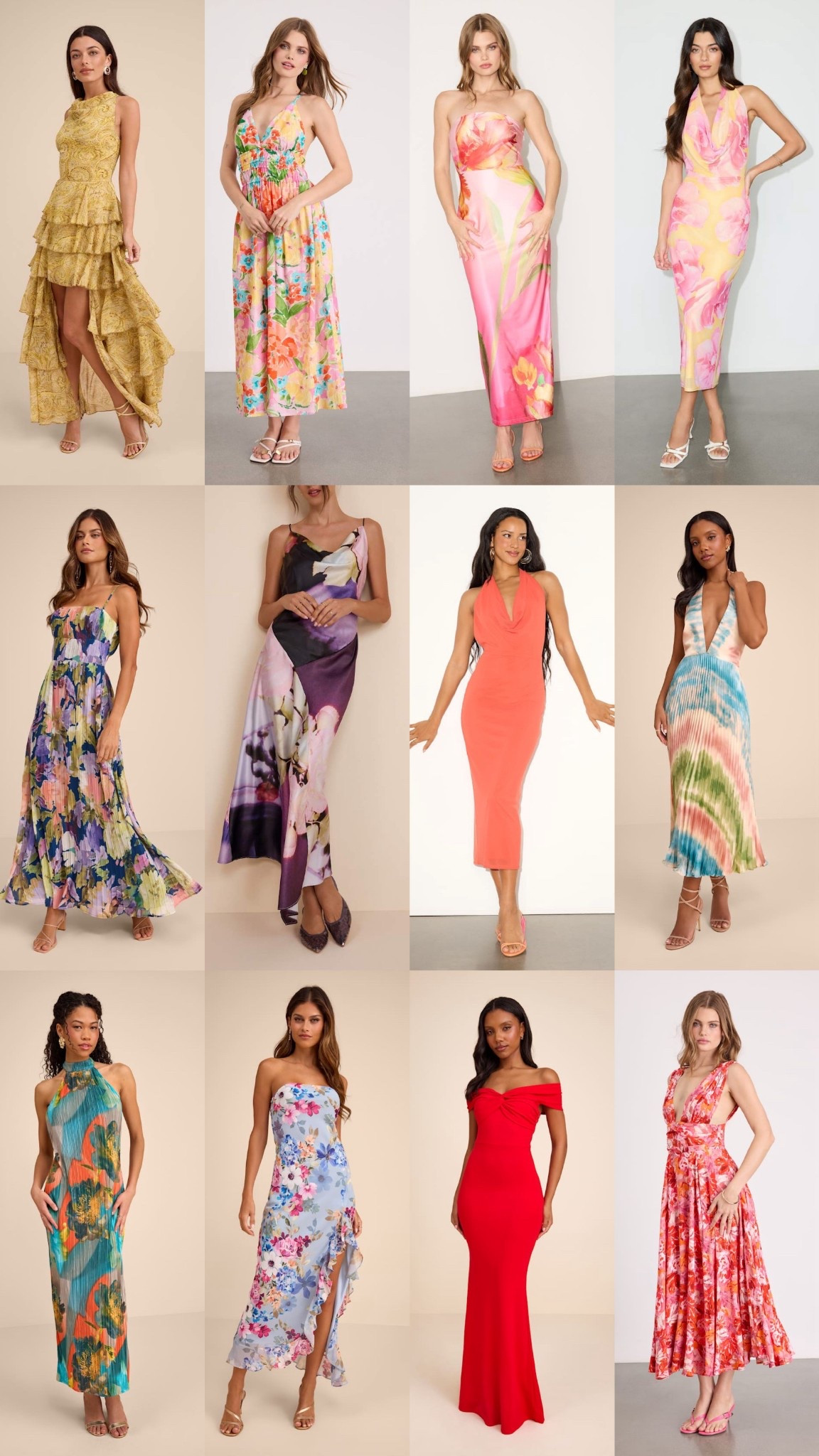 Colorful new wedding guest dresses at Lulus. I love these for a festive, tropical, or destination wedding!

Special occasion dress, prom dress, wedding guest dress, formal dress, colorful full length dress, bridesmaid dress, bridal party dress, Lulus dress, outdoor wedding, garden party, summer wedding, semi formal party dress, event dress.

#LTKWedding #LTKSeasonal