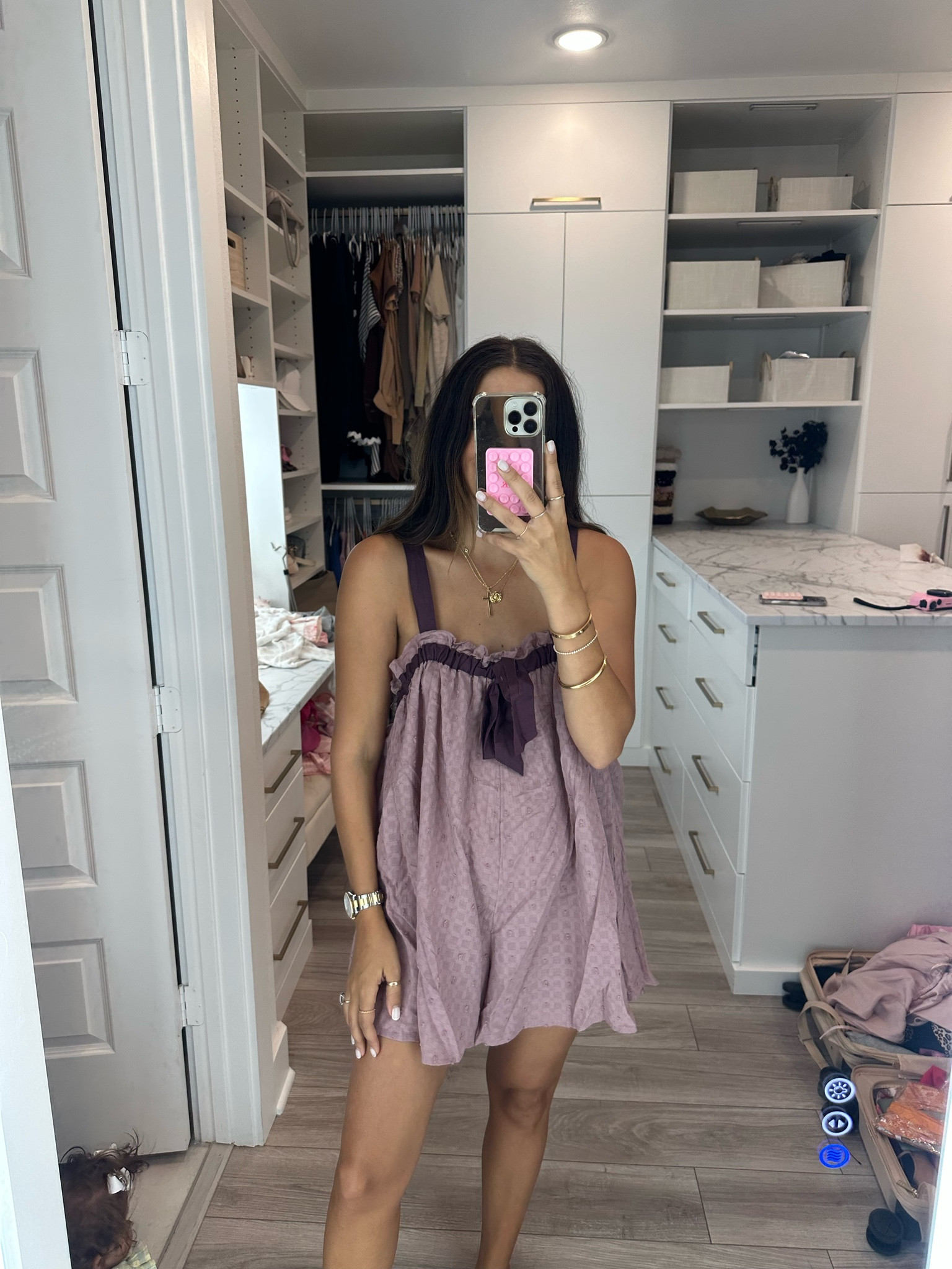 Dress: medium 
Not actually PJs but a dress that I thought could pass as PJs from free people!

Dressupbuttercup.com
#dressupbuttercup 

#LTKFindsUnder100 #LTKSeasonal #LTKStyleTip