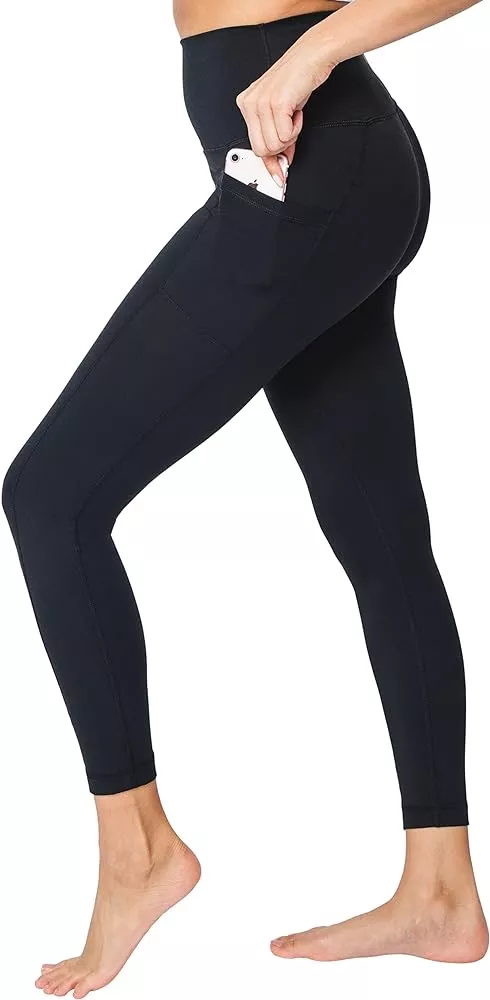 Yogalicious Lux Womens Yoga Legging Pants High Waist Side Pocket