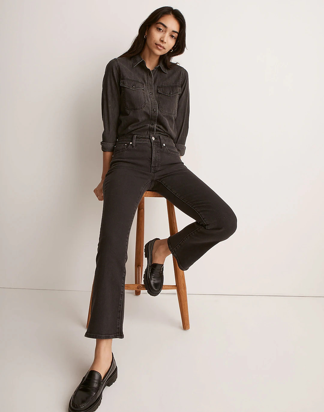 Kick Out Crop Jeans in Starkey Wash | Madewell