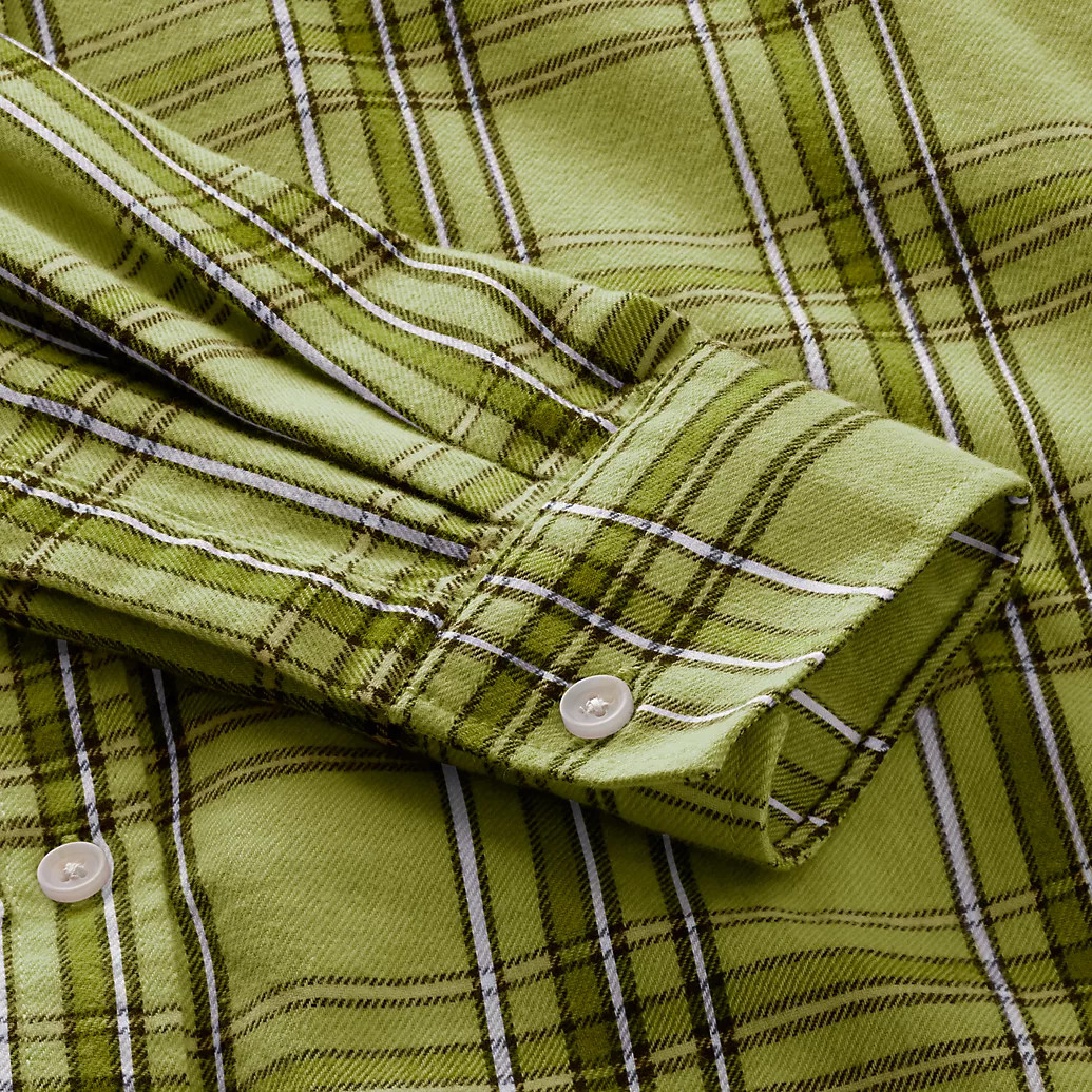 Flannel Boyfriend Long Sleeve Shirt | Lands' End (US)