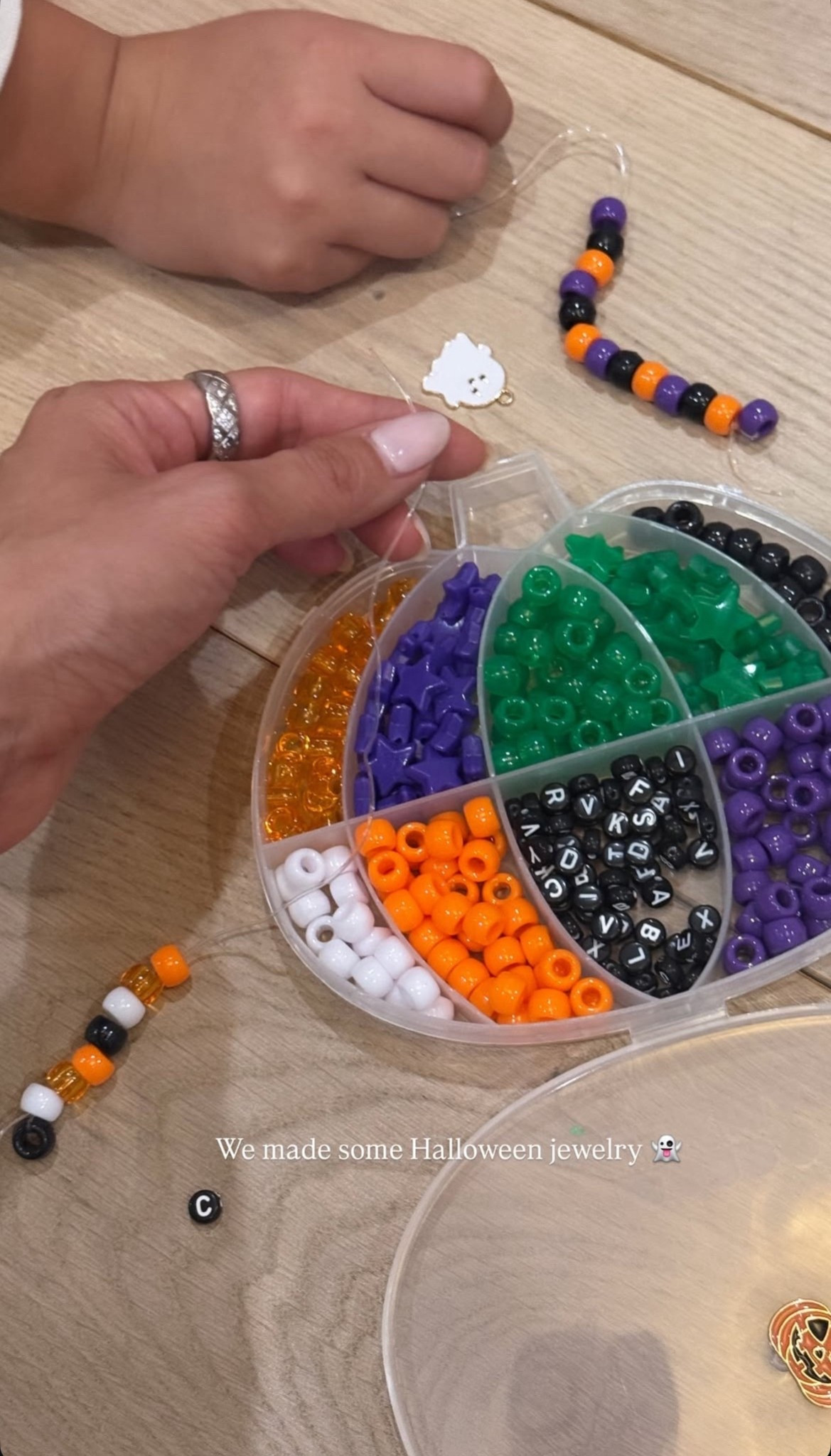 Made Halloween jewelry with my girls using the cutest kit from Target! 🎃

#LTKHalloween #LTKKids #LTKFindsUnder50