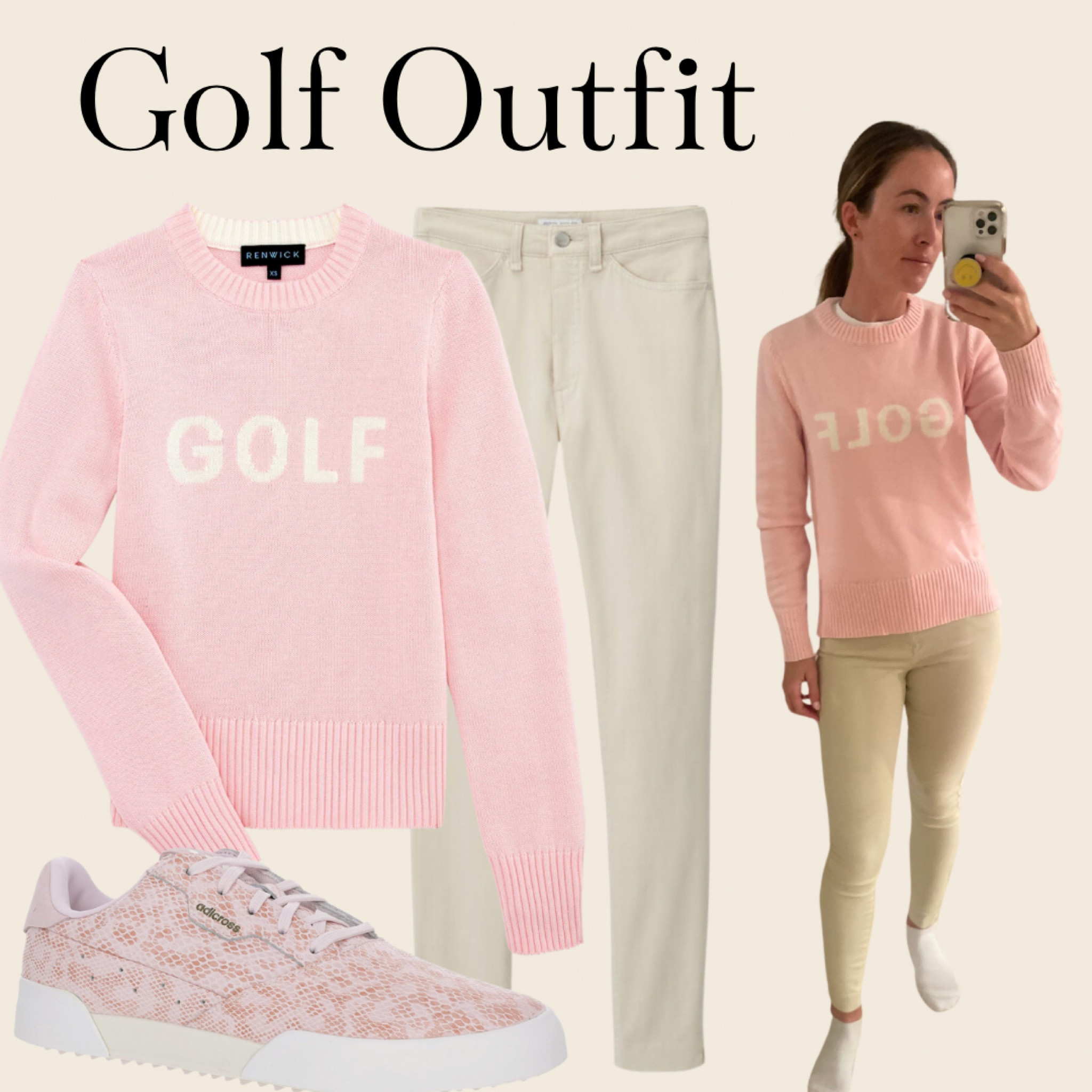 One of my favorite golf outfits. I live in these pants and these Renwick sweaters are just adorable! 

#LTKshoecrush #LTKworkwear #LTKfitness