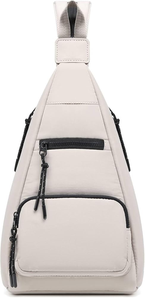 ER.Roulour Ultra-lightweight Sling Bag Puffy Crossbody Bag Cotton Padding Backpack Shoulder Daypa... | Amazon (US)