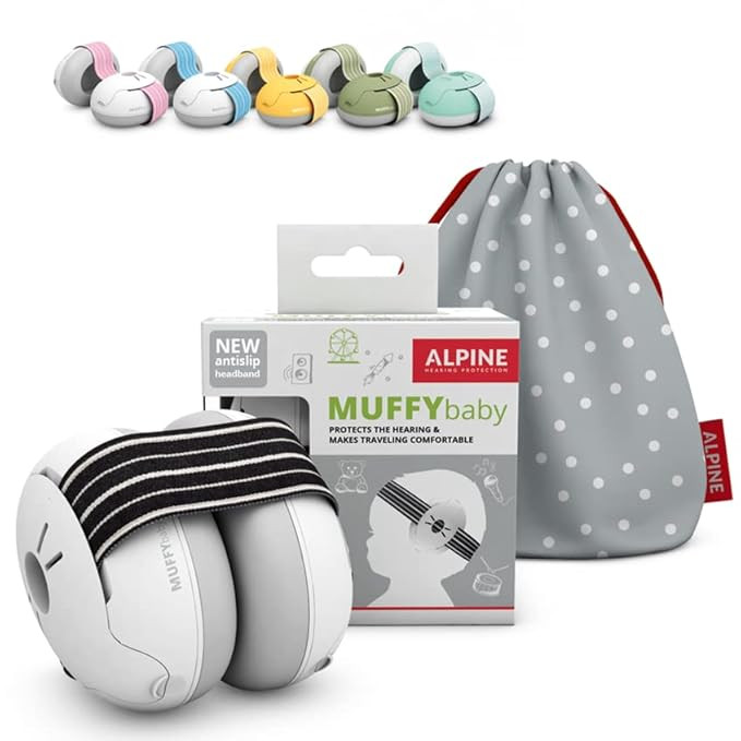 Alpine Muffy Baby Ear Protection for Babies and Toddlers up to 36 Months - CE & ANSI Certified - ... | Amazon (US)