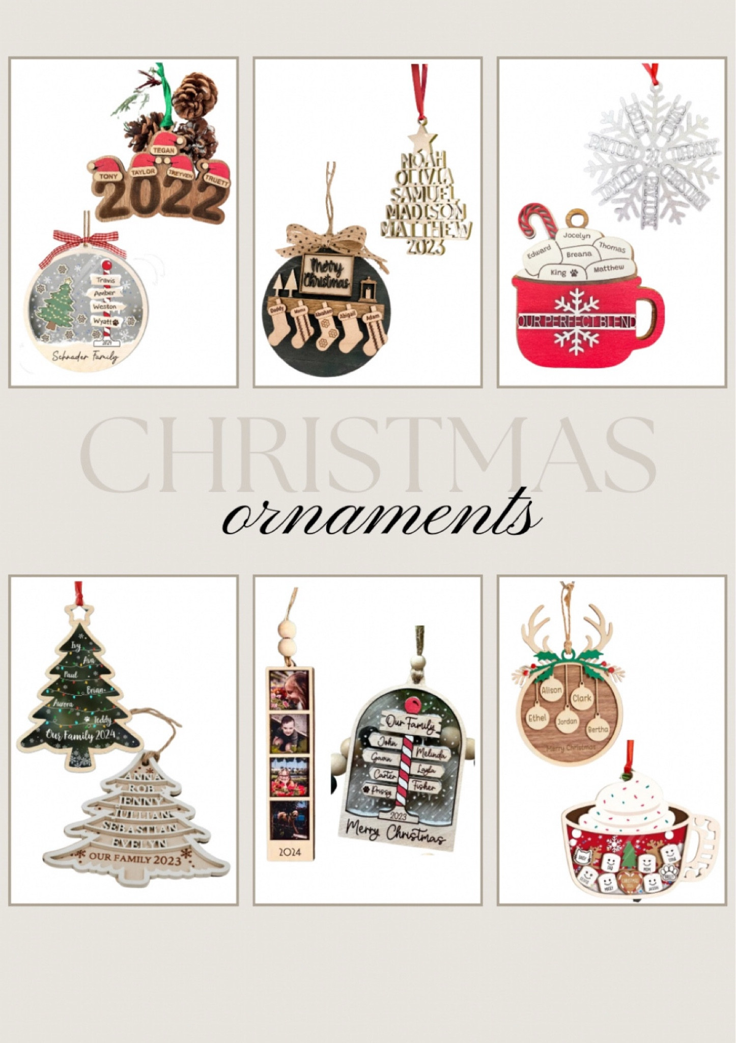 It’s not too late to grab personalized Christmas ornaments for the year! These are some of my favorites from Etsy!

#LTKGiftGuide #LTKFindsUnder50 #LTKHoliday