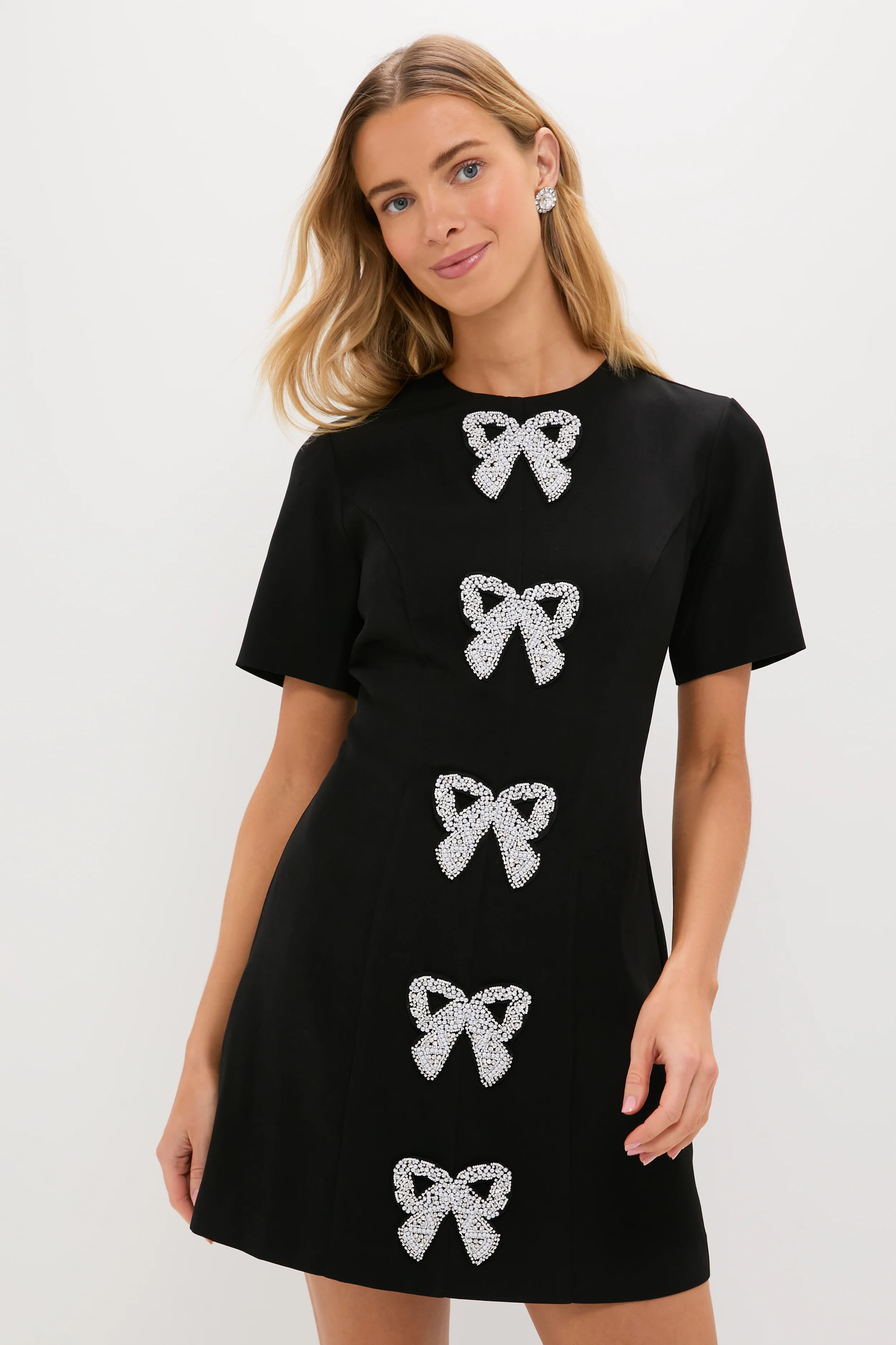 Beaded Bows Bernadette Mini Dress | Tuckernuck (US)