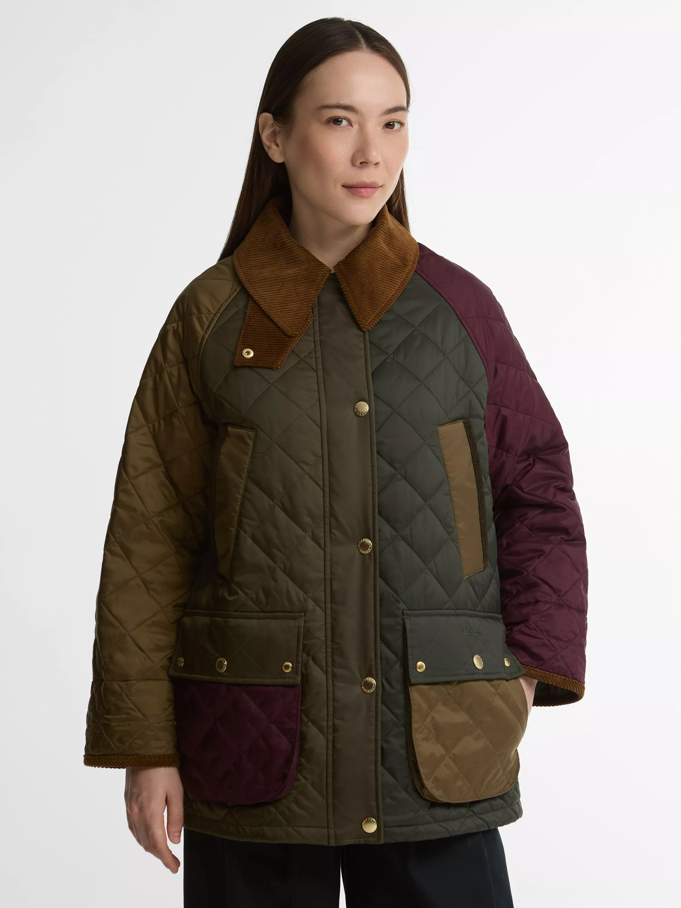 Barbour Patchwork Bedale Quilted Jacket, Multi | John Lewis (UK)