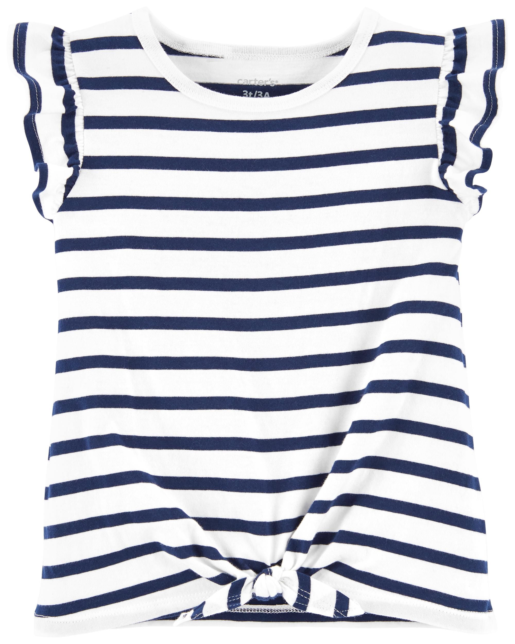 Striped Tie-Front Tee | OshKosh B'gosh