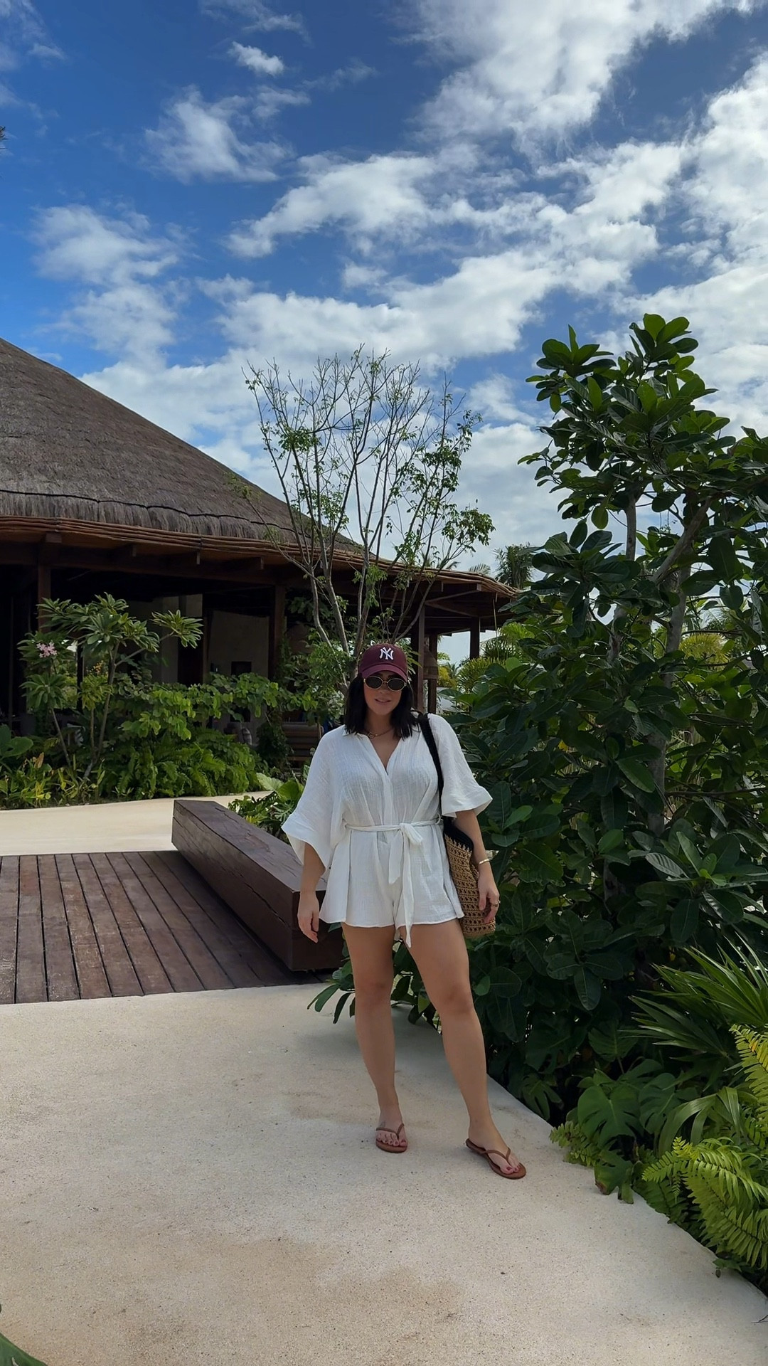 Beach vacation swimsuit cover up! Size L. Swimsuit size M bottoms, L top. 

#LTKTravel #LTKMidsize #LTKSwim