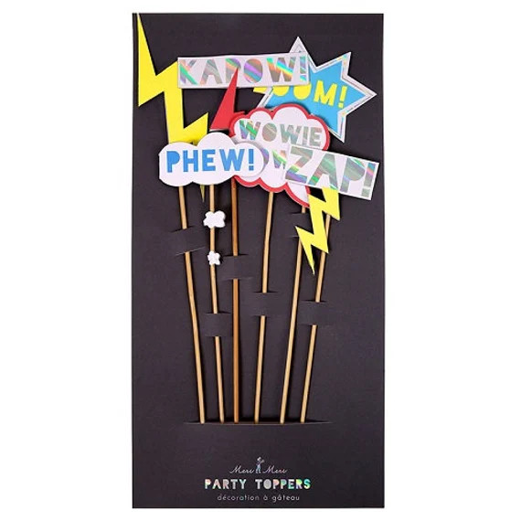 Meri Meri Sale  Birthday Cake Superhero Cake Topper | Etsy | Etsy (US)