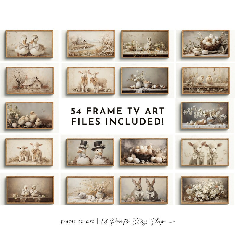 Samsung Frame TV Art Set Neutral Spring Mega Bundle - 54 files included! Frame TV Art Spring | Ea... | Etsy (CAD)
