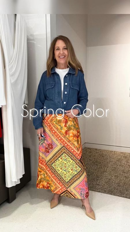 Brighten up your spring wardrobe. 

Try three fun prints that will take you from office hours to dinner. 

Over 50 style! 
I'm 5’2
Wearing size xs and 26 jeans

#LTKstyletip #LTKover40 #LTKSeasonal