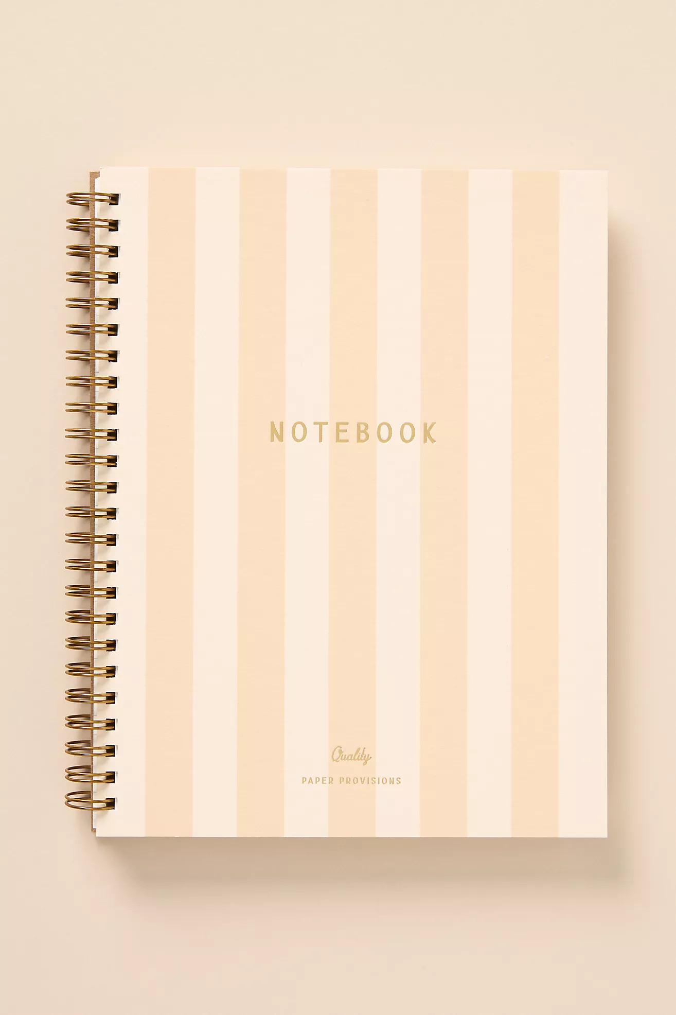 Ruff House Striped Signature Spiral Notebook Journal | Anthropologie (US)