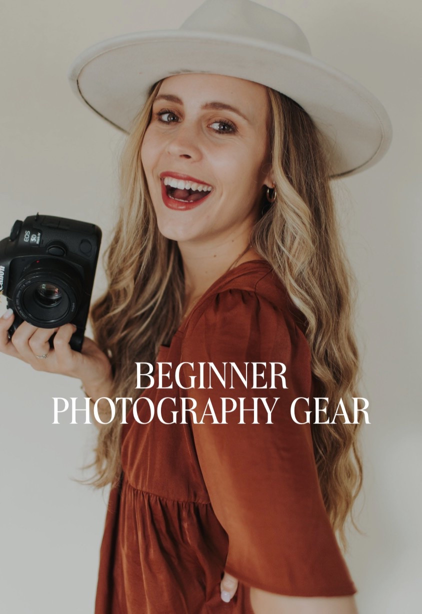 All of the starter photography gear that I would recommend as a professional photographer of 10 years.🙌🏼✨ 