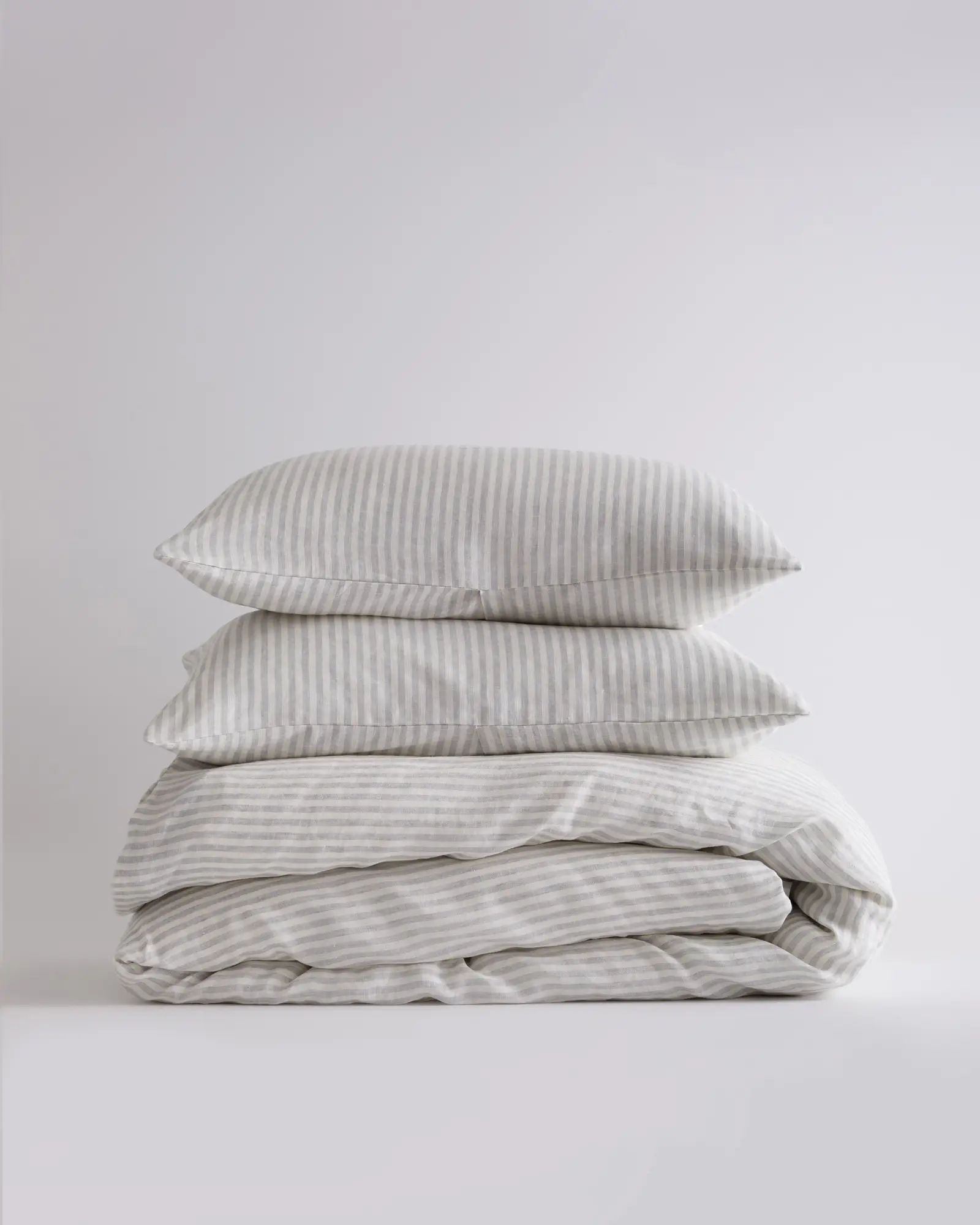 European Linen Stripe Duvet Cover Set | Quince | Quince