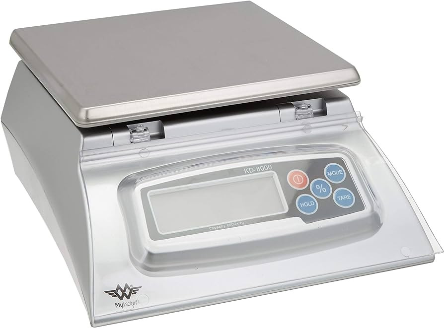 Bakers Math Kitchen Scale by My Weight - KD8000 , Silver | Amazon (US)