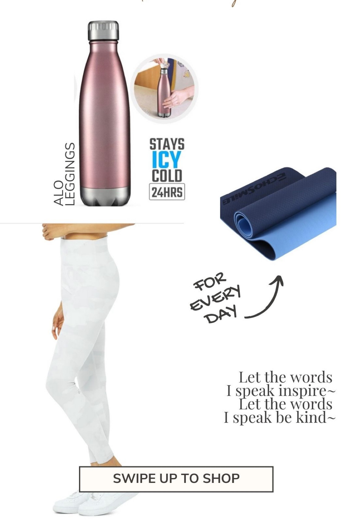 Fitness gear are must have essentials. Having great fitness outfits leggings and tops, a thick yoga mat, and something to keep your water cold is a great gift for anyone! Whether they’re into fitness or not, it’s always a great way to inspire someone. 

#LTKGiftGuide #LTKtravel #LTKfit