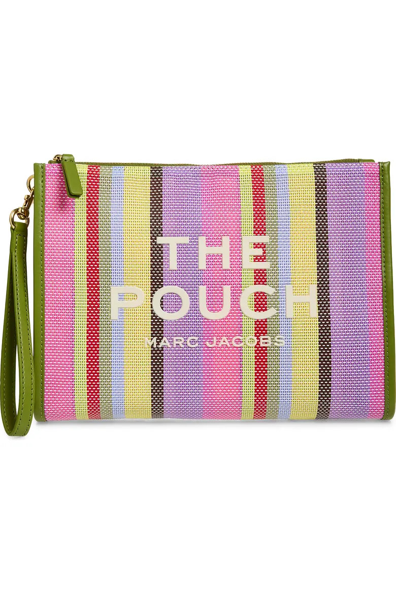 The Large Stripe Mesh Pouch | Nordstrom | Nordstrom