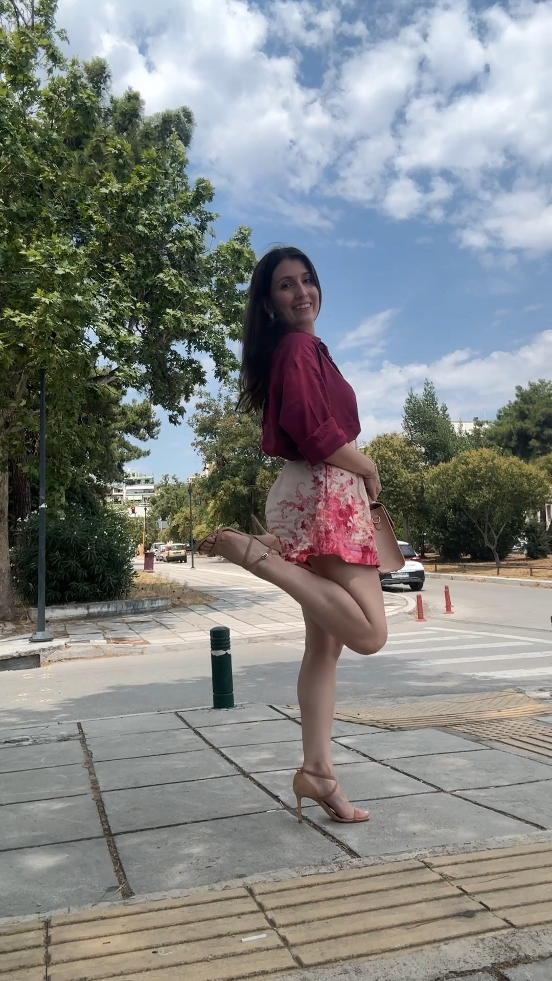 What I wore to my sister in law’s graduation in Greece ❤️

As I mentioned in  a previous post I love planning my outfits in advance, especially when they are important! And I always pick one item that is the star of the show!

The star of the show for this look is clearly my Zimmermann shorts! I bought them right before the trip from Vinted and I love them so much ☺️ The main colour is light pink and the flowers have a mix of different shades from light pink to dark wine colour. I found a wine colour linen shirt in Zara and for shoes I wore my Jimmy Choo heeled sandals! Gold accessories finished the look. 

What do you think?

#LTKtravel #LTKeurope #LTKsummer