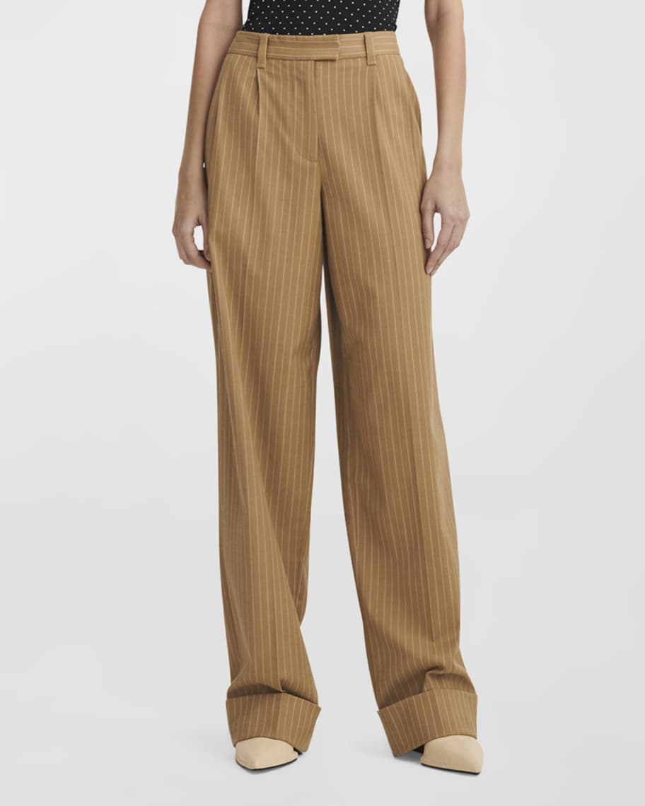 Marianne Italian Stripe Pants | Neiman Marcus