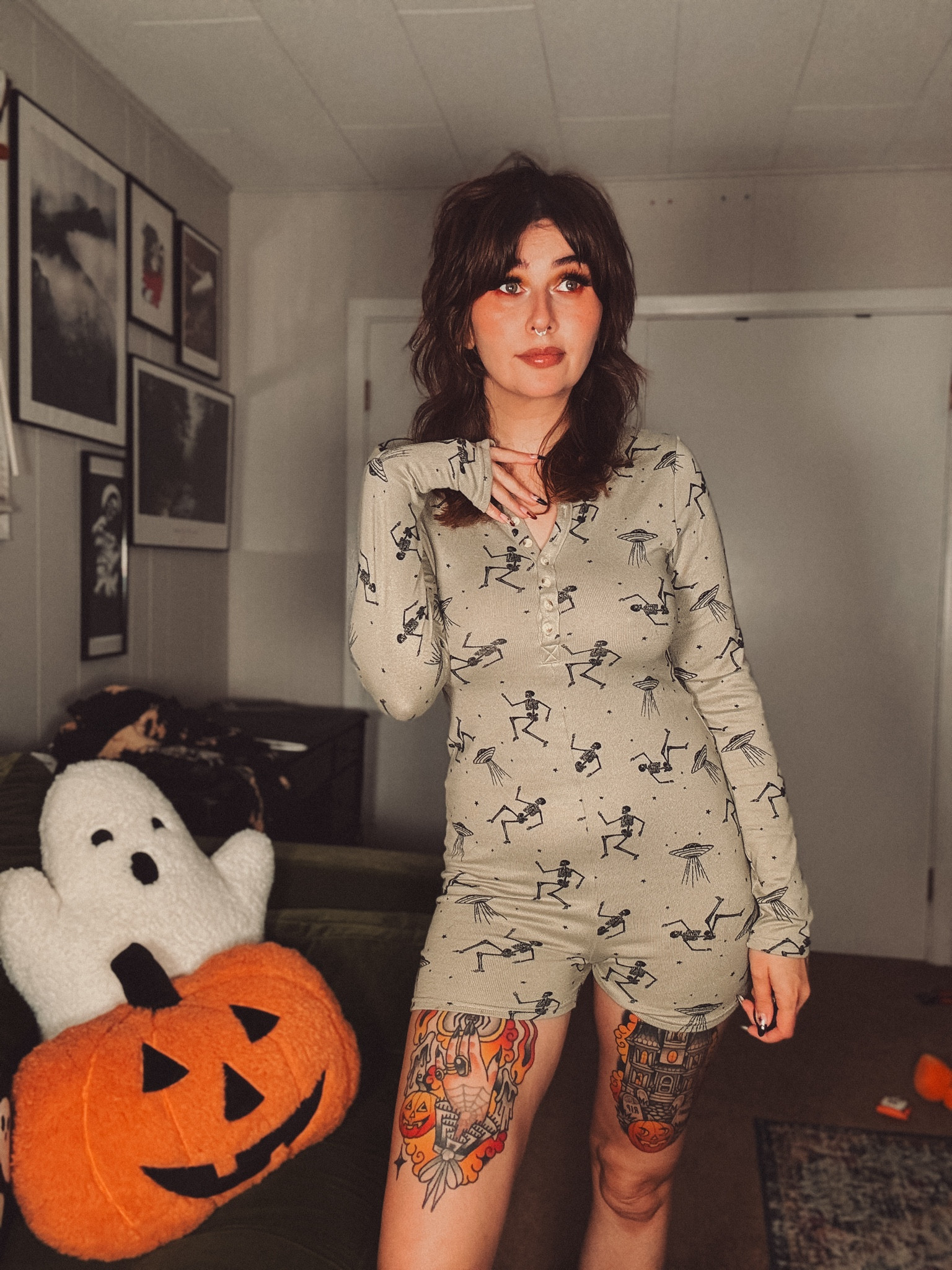 The comfiest spooky pj’s. 

#LTKSeasonal #LTKFindsUnder50 #LTKFallSale
